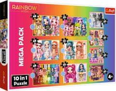 Rainbow High Trefl Puzzle MEGA PACK/10v1