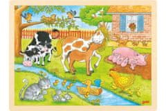 Goki Farm Life Puzzle 48 darab - fa