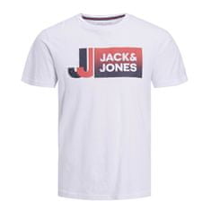 Jack&Jones Férfi póló JCOLOGAN Standard Fit 12228078 White (Méret XXL)