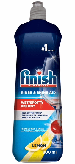 Finish Shine & Protect Lemon Sparkle öblítőszer, 800 ml