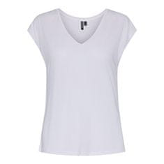 Pieces Női póló PCKAMALA Comfort Fit 17095260 Bright White (Méret L)