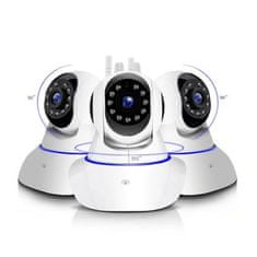 Wifis kamera, mozgásérzékelős biztonsági kamera, 360°-os térfigyelő kamera, kültérre és beltérre egyaránt | VISIONSPOT