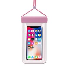 MG Beach Bag vízálló telefontok 6.7'', rózsaszín