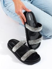Amiatex Női papucs 100800 + Nőin zokni Gatta Calzino Strech, fekete, 38