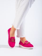 Amiatex Női mokaszin 100802 + Nőin zokni Gatta Calzino Strech, rózsaszín árnyalat, 38