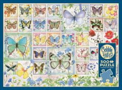Cobble Hill Pillangó csempe puzzle 500 db