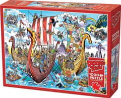 Cobble Hill Puzzle DoodleTown: Viking expedíció 1000 darabos puzzle