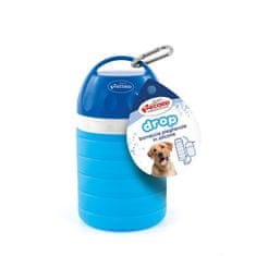 RECORD Növekvő utazási vizes palack kutyatál kékkel