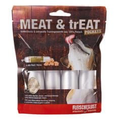 Meat Love Jutalmak kutyáknak szalámi formában Hús és 100% lóhús 4x40g