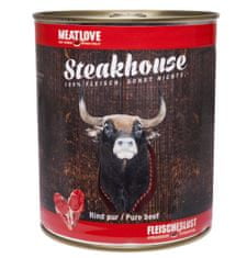 Meat Love STEAKHOUSE konzerv - 100% marhahús 800g