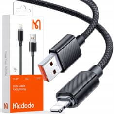 Mcdodo Mcdodo nagy sebességű villám USB kábel 36W 2M fekete CA-3643