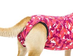 Suitical Posztoperatív védőruha nőstény kutyák számára rózsaszín