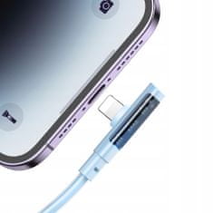 Mcdodo Kábel iPhone-hoz, szögletes, erős, szupergyors, Mcdodo, 36W, 1.8M, kék CA-3415