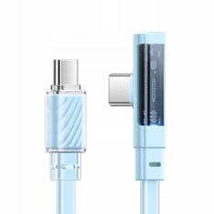 Mcdodo Mcdodo Nagy sebességű USB-C PD 65W 1.2M szög kábel kék CA-3452