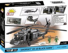 Cobi 5817 Fegyveres erők Sikorsky UH-60 Black Hawk, 1:32, 905 k, 2 f