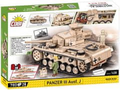 Cobi 2562 II. világháborús Panzer III Ausf J, 2 az 1-ben, 780 k, 2 f