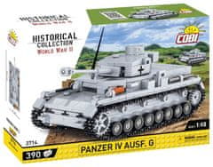 Cobi 2714 II. világháborús Panzer IV Ausf D, 1:48, 320 k