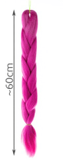 Soulima Hair Fahéj szintetikus fonat Ombre Purple ISO