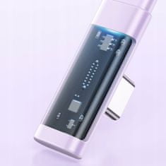Mcdodo USB-C kábel, szögletes, erős, szupergyors, Mcdodo, 100W, 1,8M, lila CA-3424