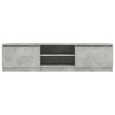 Vidaxl betonszürke forgácslap TV-szekrény 140 x 40 x 35,5 cm 800652