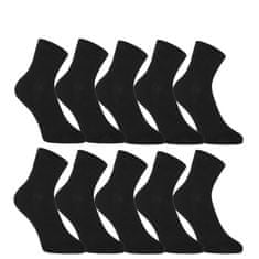 Styx 10PACK Fekete bambusz zokni (10HBK960) - méret L