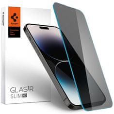 Spigen Glass tR Slim HD 1 Pack Anti Glare/Privacy Transparency Sensor Protection – iPhone 14 Pro Max, AGL05211