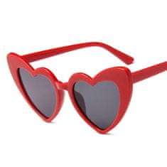 Sunblock Női napszemüveg Boupiet Cat-Eye Fekete lencsék Piros Universal