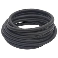 Vidaxl fekete gumi és PVC hibrid légtömlő 0,6" 10 m 154494