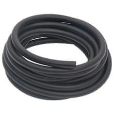 Vidaxl fekete gumi és PVC hibrid légtömlő 0,6" 2 m 154490