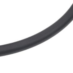 Vidaxl fekete gumi és PVC hibrid légtömlő 0,6" 5 m 154492