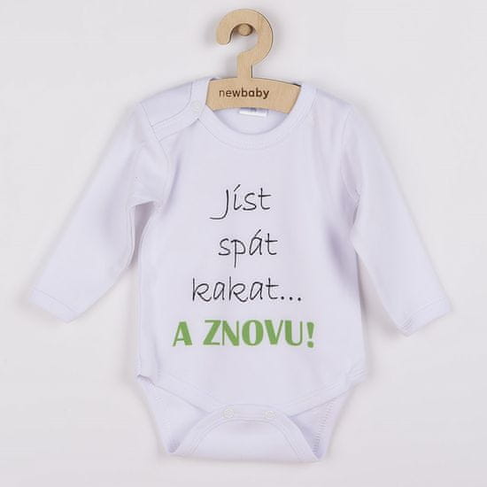 NEW BABY Test nyomtatott új baba evés alvás kaki... 56 (0-3m)