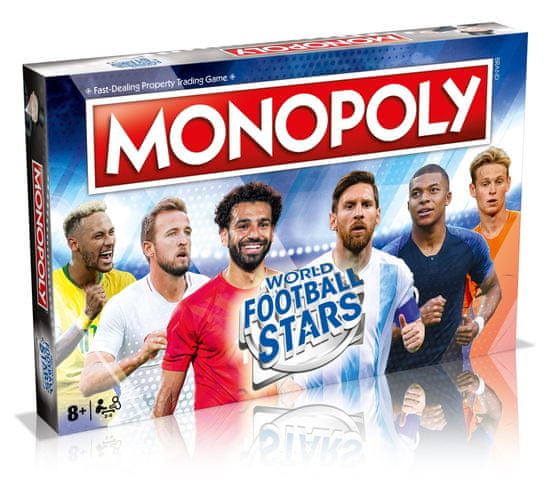 Winning Moves Monopoly World Football Stars - angol változat