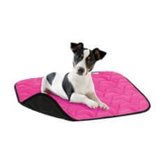 Airyvest Kétoldalas kutyaszőnyeg fekete-rózsaszín S