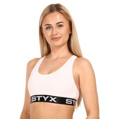 Styx  Fehér sport női melltartó (IP1061) - méret S
