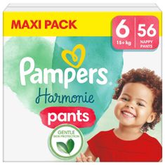Pampers Harmonie Pants pelenkázó bugyi méret. 6 (56 pelenka) 15+ kg
