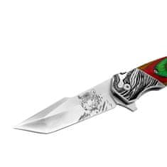 COLUMBIA COLUMBIA Outdoor összecsukható kés-Tigris/Minta nélkül