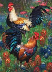Cobble Hill Puzzle Roosters 1000 db