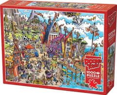 Cobble Hill Puzzle DoodleTown: Village of the Vikings 1000 db