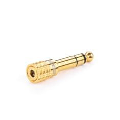 Ugreen Ugreen adapter/redukció 3,5mm mini jackről 6,3mm jackre - Arany