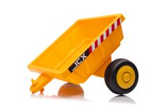 Lean-toys Akkumulátoros vontató pótkocsival S617 Sárga