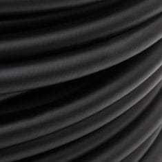 Vidaxl fekete gumi és PVC hibrid légtömlő 0,6" 50 m 154498