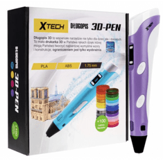 X TECH Magii Pen | 3D nyomtató | Kék szín + 100 méter PLA szál