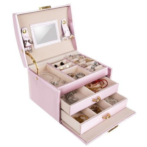 MG Jewelery Box ékszerdoboz, rózsaszín