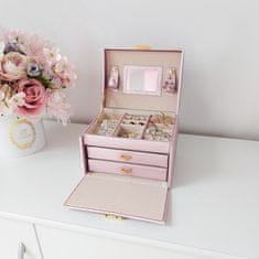 MG Jewelery Box ékszerdoboz, rózsaszín