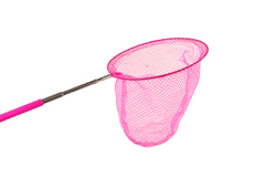 Lean-toys Pillangóháló rovarháló összecsukható teleszkópos 85 cm rózsaszínű