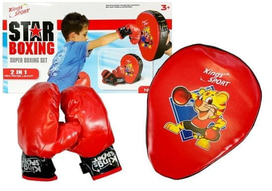 Lean-toys Boxing Set kesztyű Shield Combat Sports