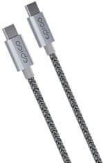 EPICO 240 W-os USB-C és USB-C fonott kábel 2m 9915141300019 - Űrszürke