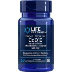 Life Extension Étrendkiegészítők Super Ubiquinol Coq10 100 Mg With Enhanced Mitochondrial Support