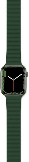 EPICO Mágneses pánt Apple Watch 42/44/45 mm számára - SZÜRKE/ZÖLD, 63418101900002