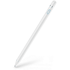 TokShop Univerzális toll, műanyag, (bármilyen kapacitív kijelzőhöz), Active Stylus Pen, fehér (112476)